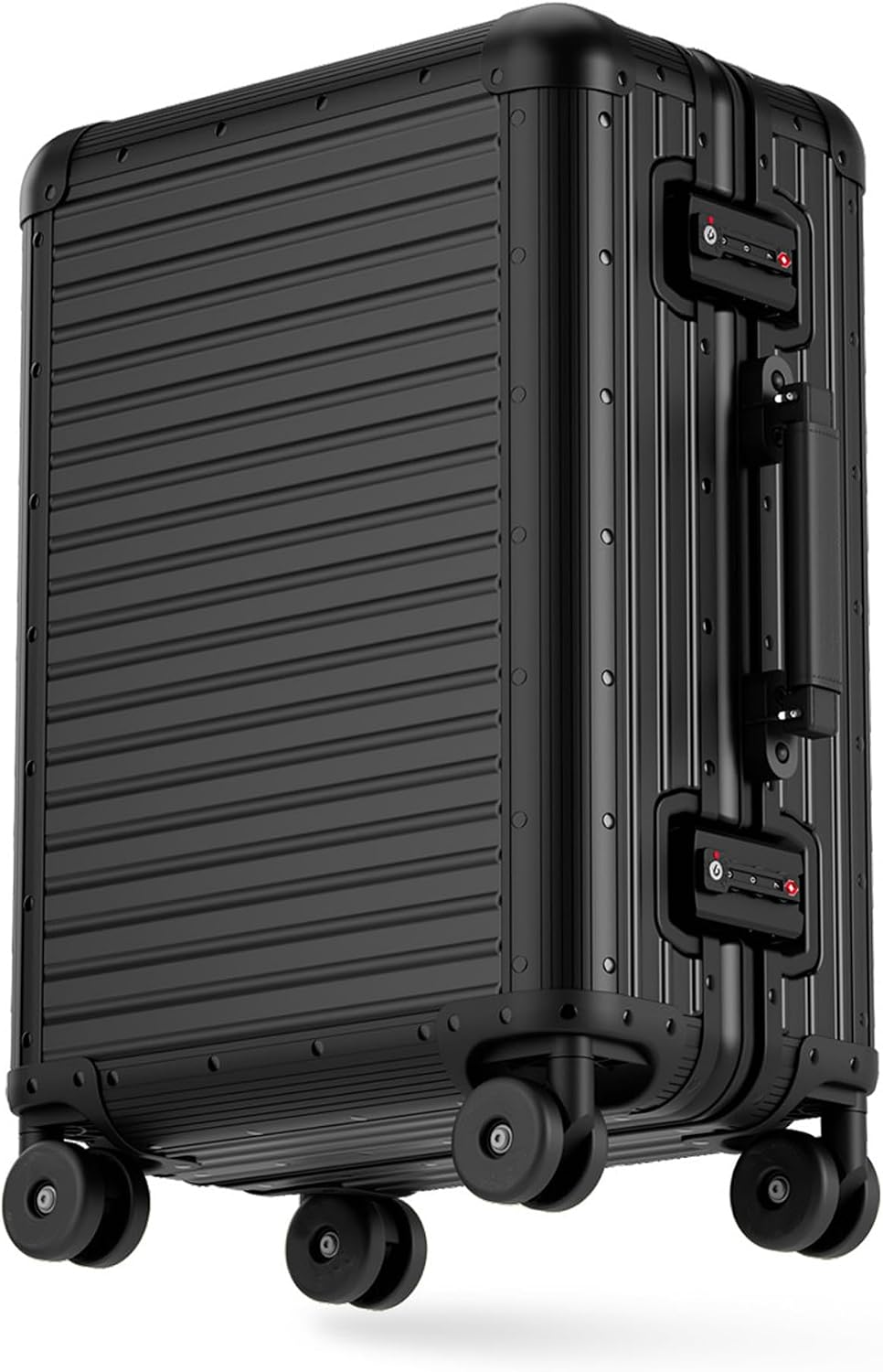 Aluminum Frame Zipperless Carry On Luggage encalife