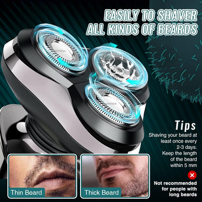 Rechargeable Electric Razor Men I Cordless Grooming Kit encalife
