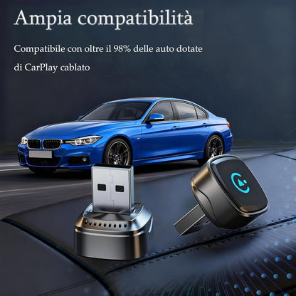Wireless CarPlay Adapter Mini Grey encalife