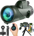 80x100 HD Monocular Telescope with Tripod & Phone Adapter encalife