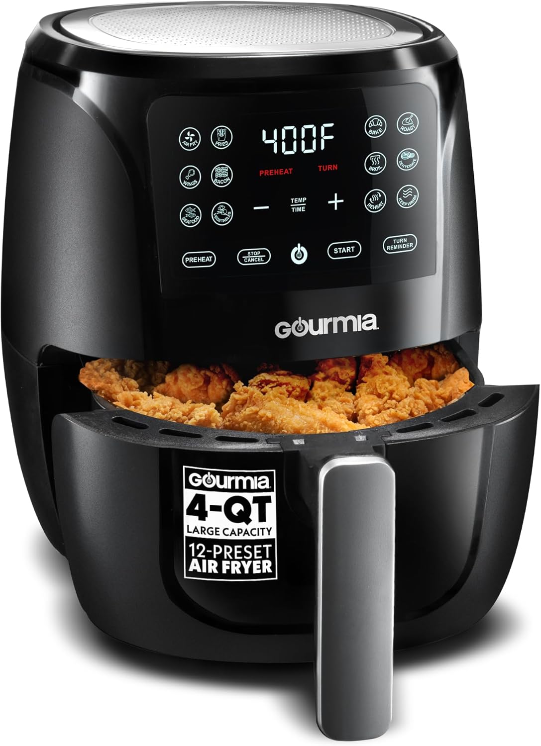 4QT Digital Air Fryer – Compact Oil-Free Cooker with Presets