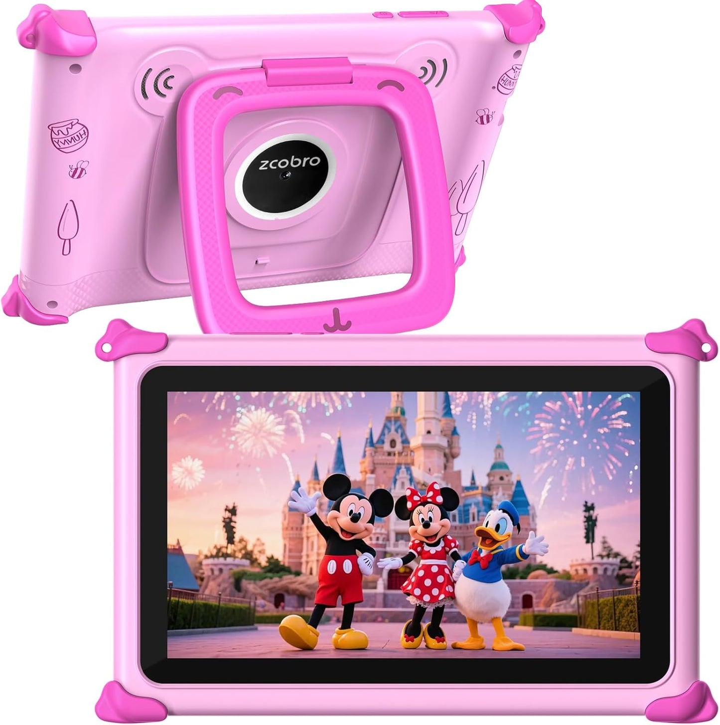 Android 7 Inch Tablet for Kid with Case encalife