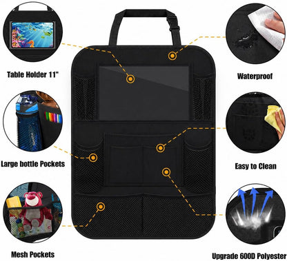 Premium Car Backseat Organizer with Tablet Holder encalife