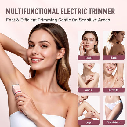 Waterproof Electric Razor Women Bikini Trimmer Set encalife