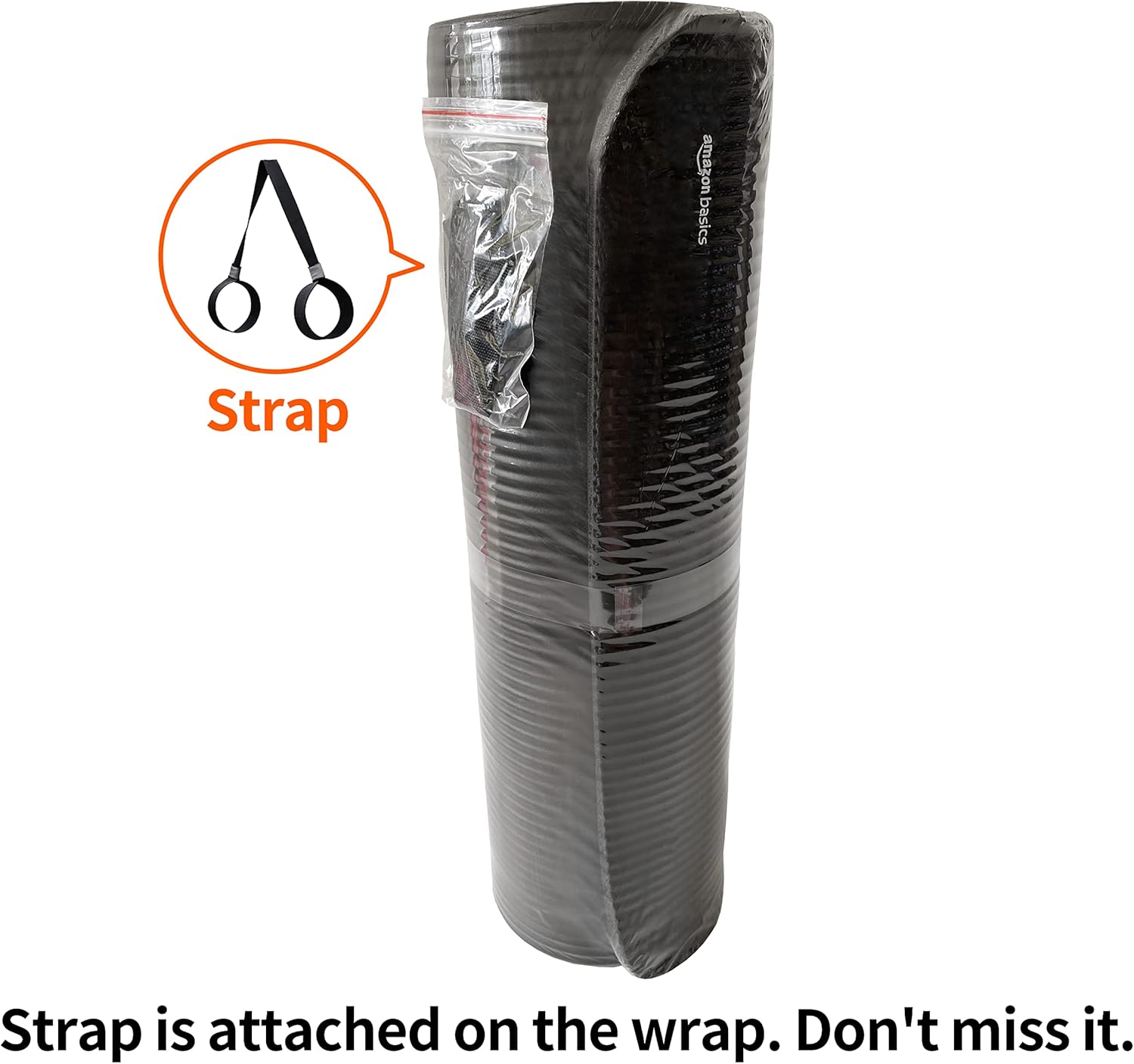 Yoga Mat I Workout Mat with Carrying Strap encalife