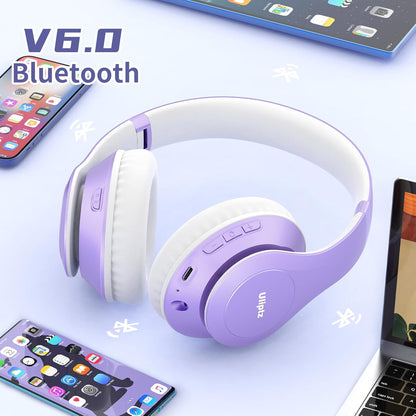 Over Ear Bluetooth Headphones with 65H Playtime encalife