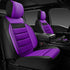 Faux Leather Front Car Seat Covers 3D Foam Support encalife