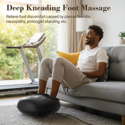 Heated Foot Massager With Deep Kneading Compression Therapy encalife