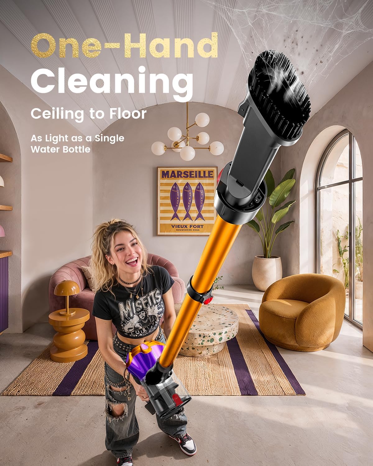 Powerful Cordless Vacuum For Pet Hair encalife