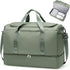 Large travel duffle bag with separate bottom shoe storage