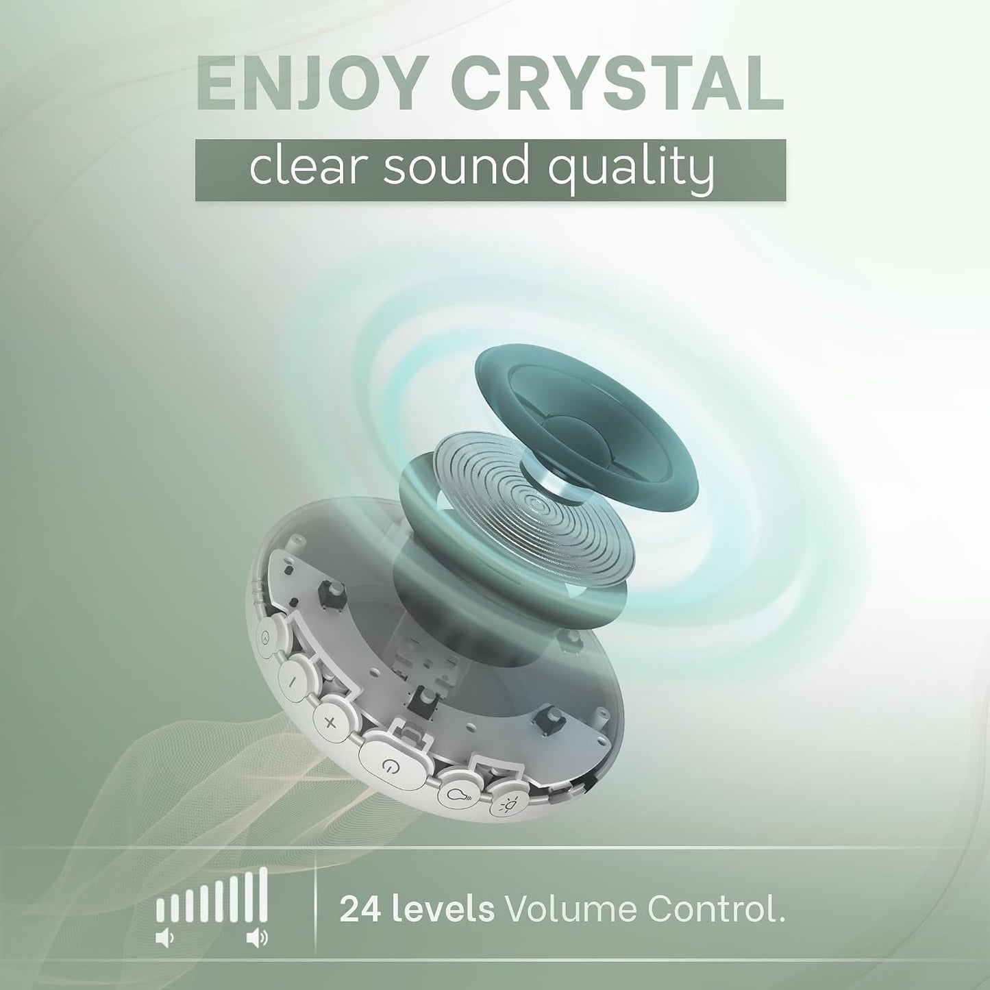 Plug-In White Noise Machine for Office Privacy encalife
