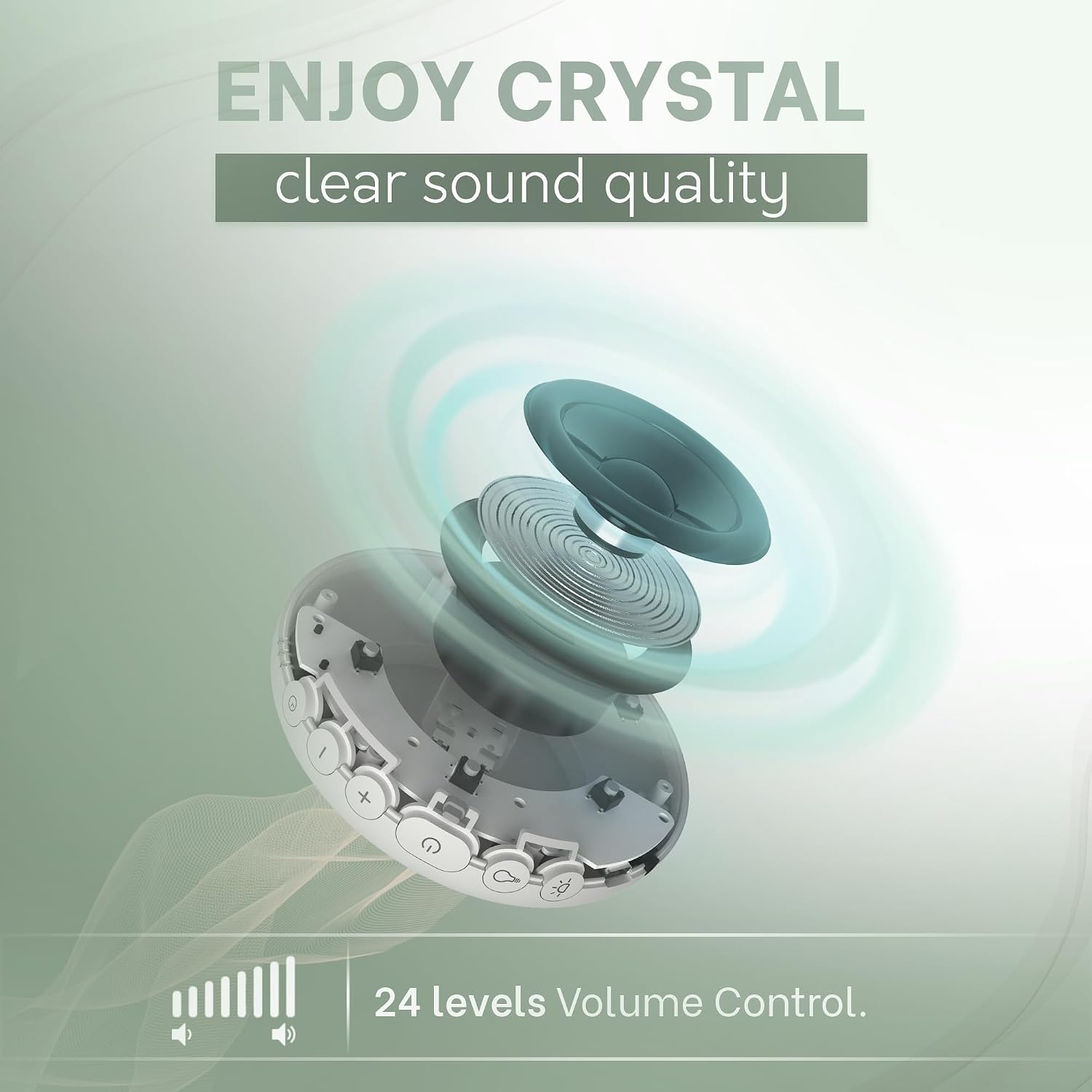 Plug-In White Noise Machine for Office Privacy encalife