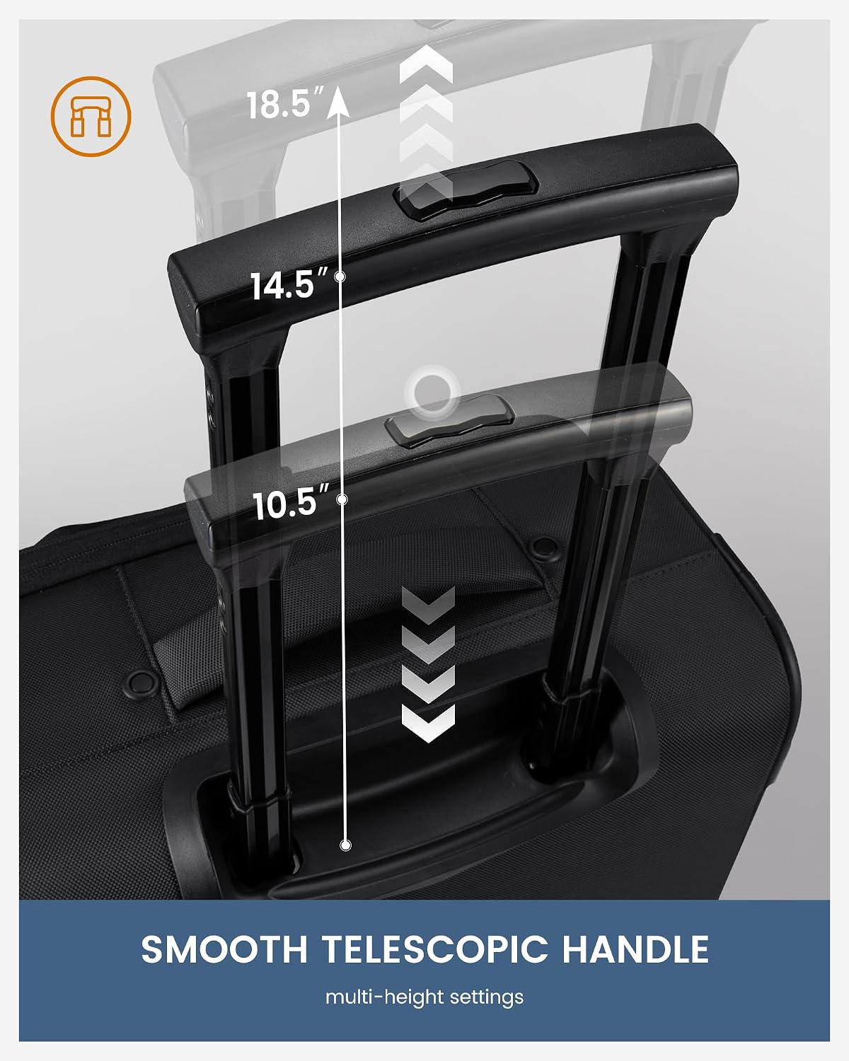 Business Carry On luggage With Laptop Compartment encalife
