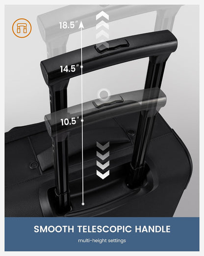 Business Carry On luggage With Laptop Compartment encalife