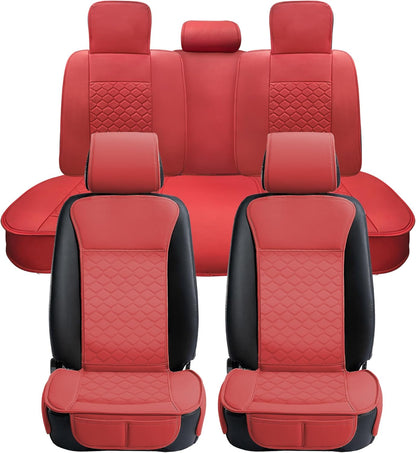 Waterproof Leather Car Seat Covers Front encalife