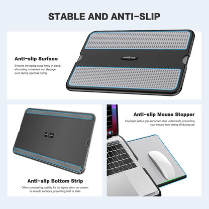 Portable Laptop Lap Desk Retractable Mouse Tray encalife
