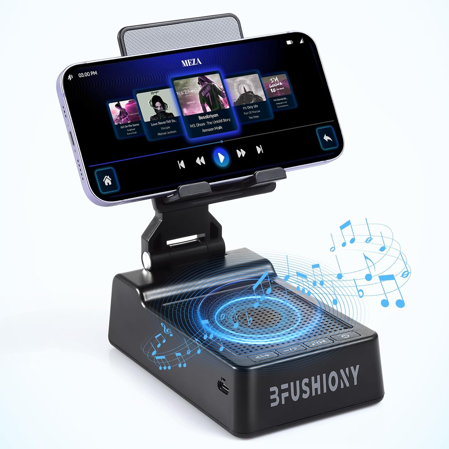 Bluetooth Speaker Mobile Stand With Power Bank Charging encalife