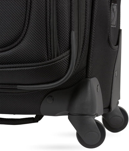 SWISSGEAR Sion Carry-On Luggage I Softside Expandable Spinner Suitcase encalife