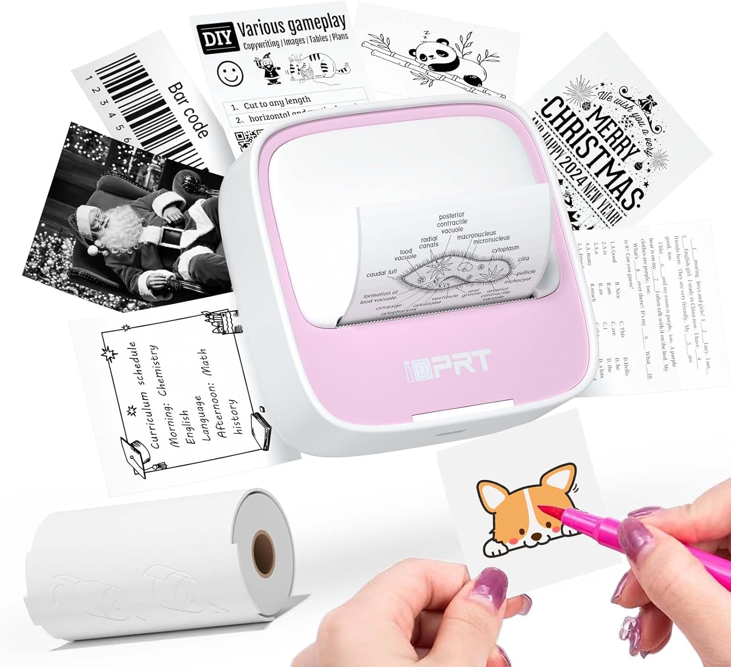 Pocket Bluetooth Sticker Printer for Instant Organization encalife