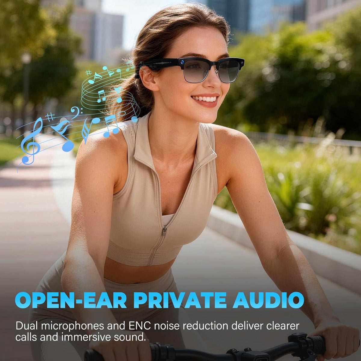 AI Camera Smart Sunglasses encalife