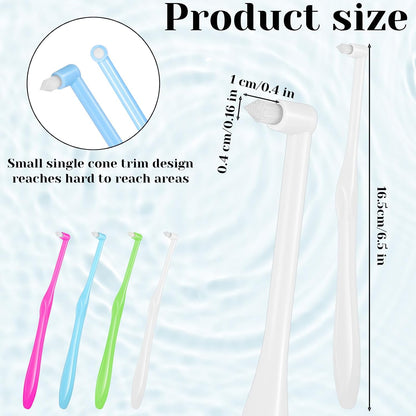 End-Tuft Orthodontic Detail Toothbrush Set encalife