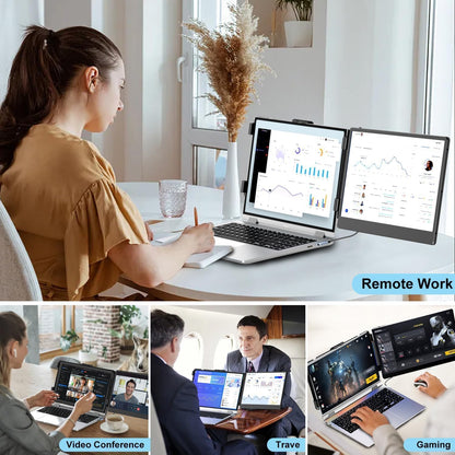 14-Inch FHD Laptop Screen Extender Portable Monitor encalife