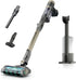 Self emptying cordless vacuum cleaner with charging dock