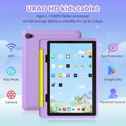 Android Tablet for Kid with Case &amp; Parental Controls encalife