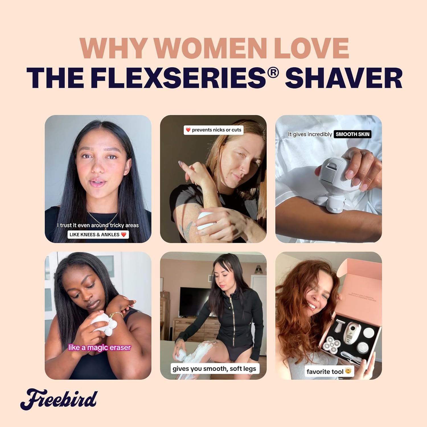 Flex Electric Razor Women Sensitive Bikini Shaver encalife