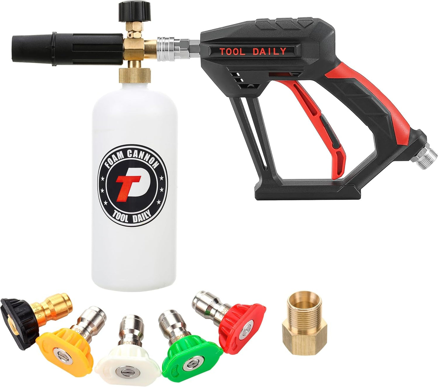 Pressure Washer Gun Foam Cannon Nozzle Kit