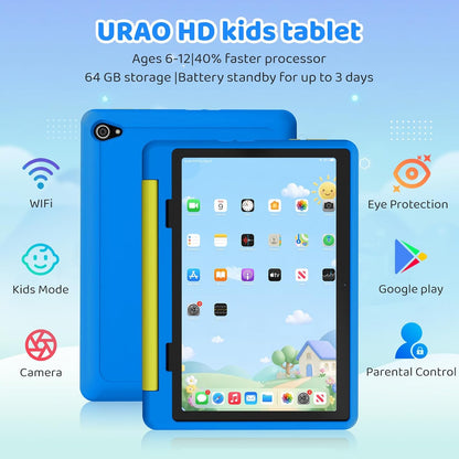 Android Tablet for Kid with Case &amp; Parental Controls encalife