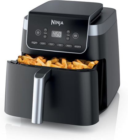 XL air fryer with large nonstick basket for family meals