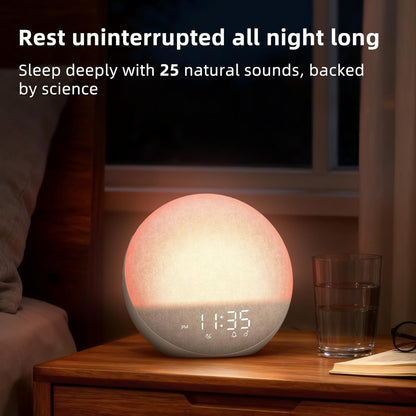 Sunrise Alarm Clock White Noise Bluetooth Speaker encalife
