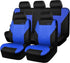 Full Set Car Seat Covers Front Rear Universal Black encalife