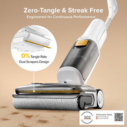 Cordless Wet Dry Floor Cleaner Vacuum Mop encalife