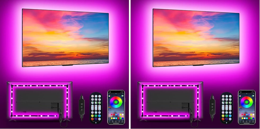 RGB LED TV Backlight With App Control encalife