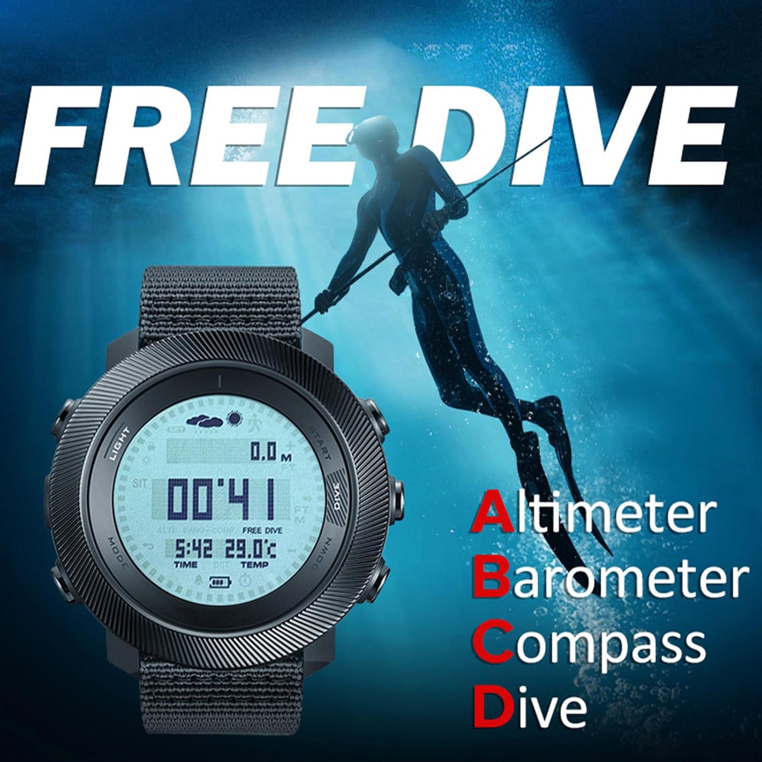 Dive Computer I Watch For Scuba Diving encalife