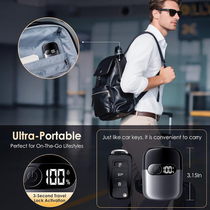 Electric Razor Men Portable Foil Shaver with LED Display encalife