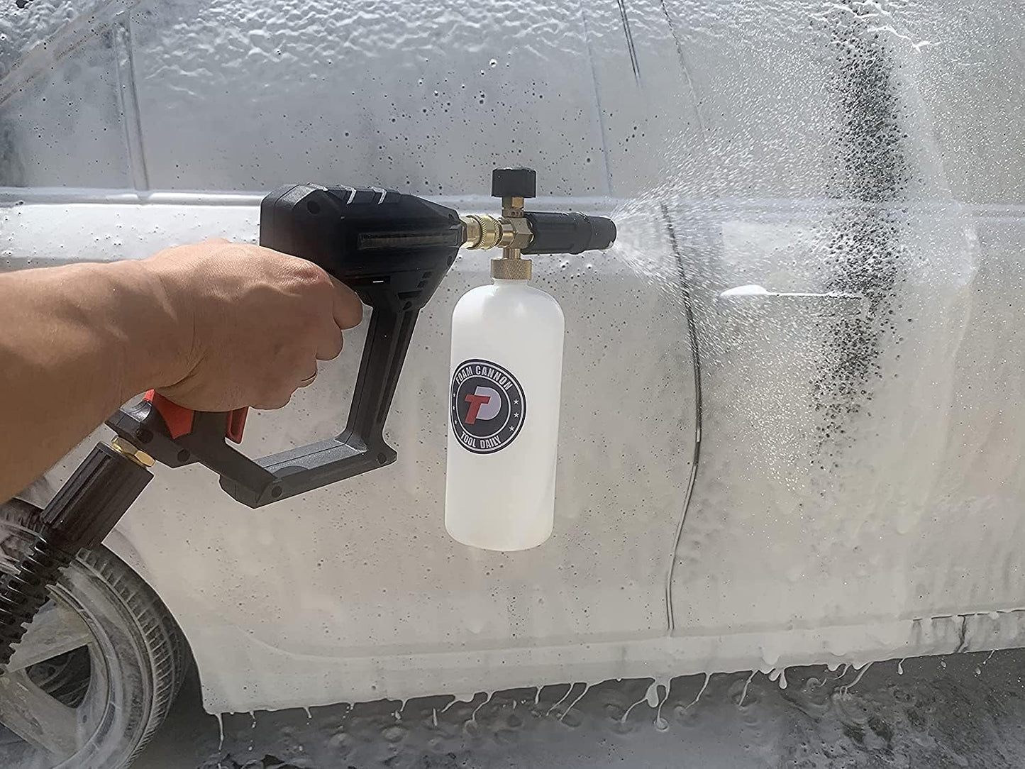 Pressure Washer Gun Foam Cannon Nozzle Kit encalife