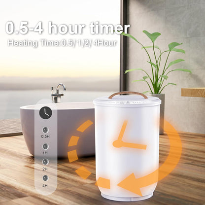 Large Heated Towel Warmer for Bathroom Comfort encalife