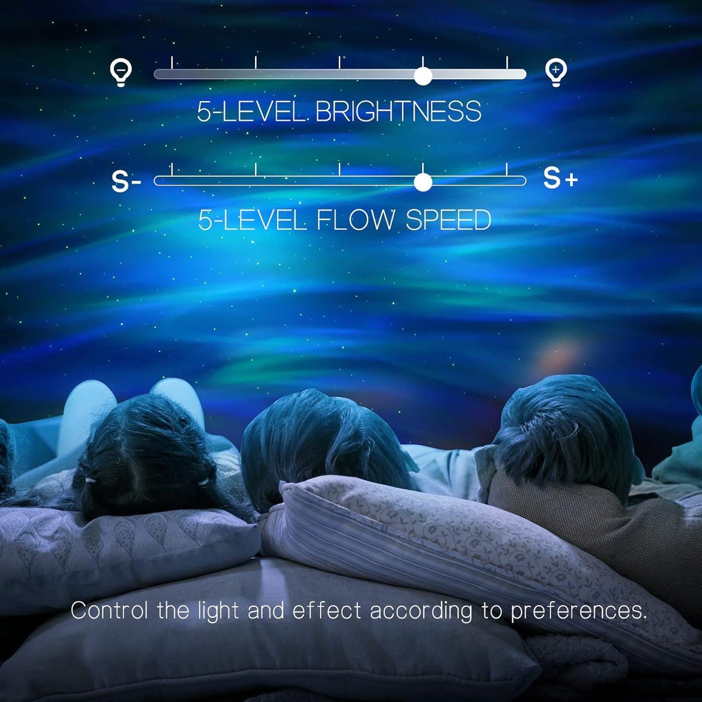 Northern Galaxy Aurora Projector with LED Effects encalife