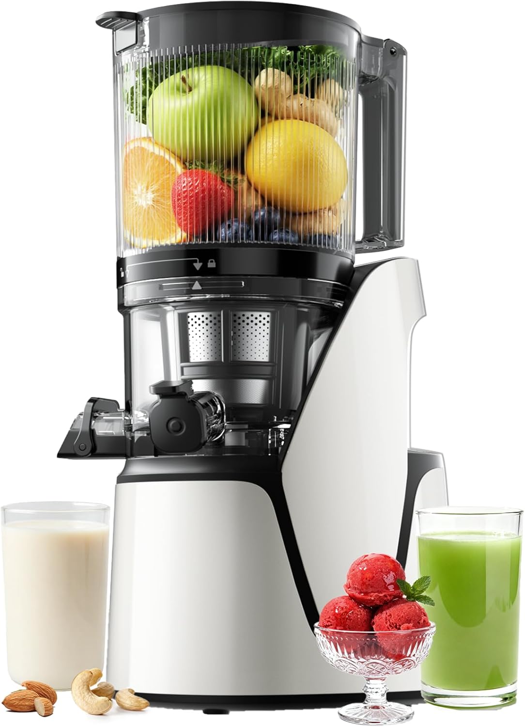 Electric Cold Press Juicer | 3-in-1 Wide Chute Juice Machine