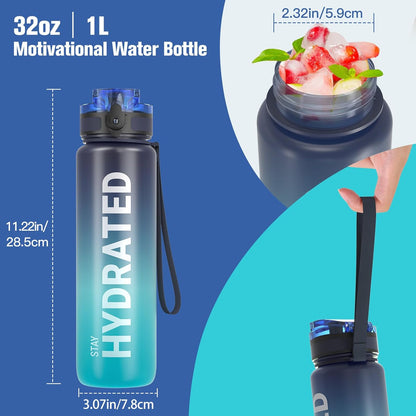 Sahara Sailor 32oz Water Bottle Leakproof encalife