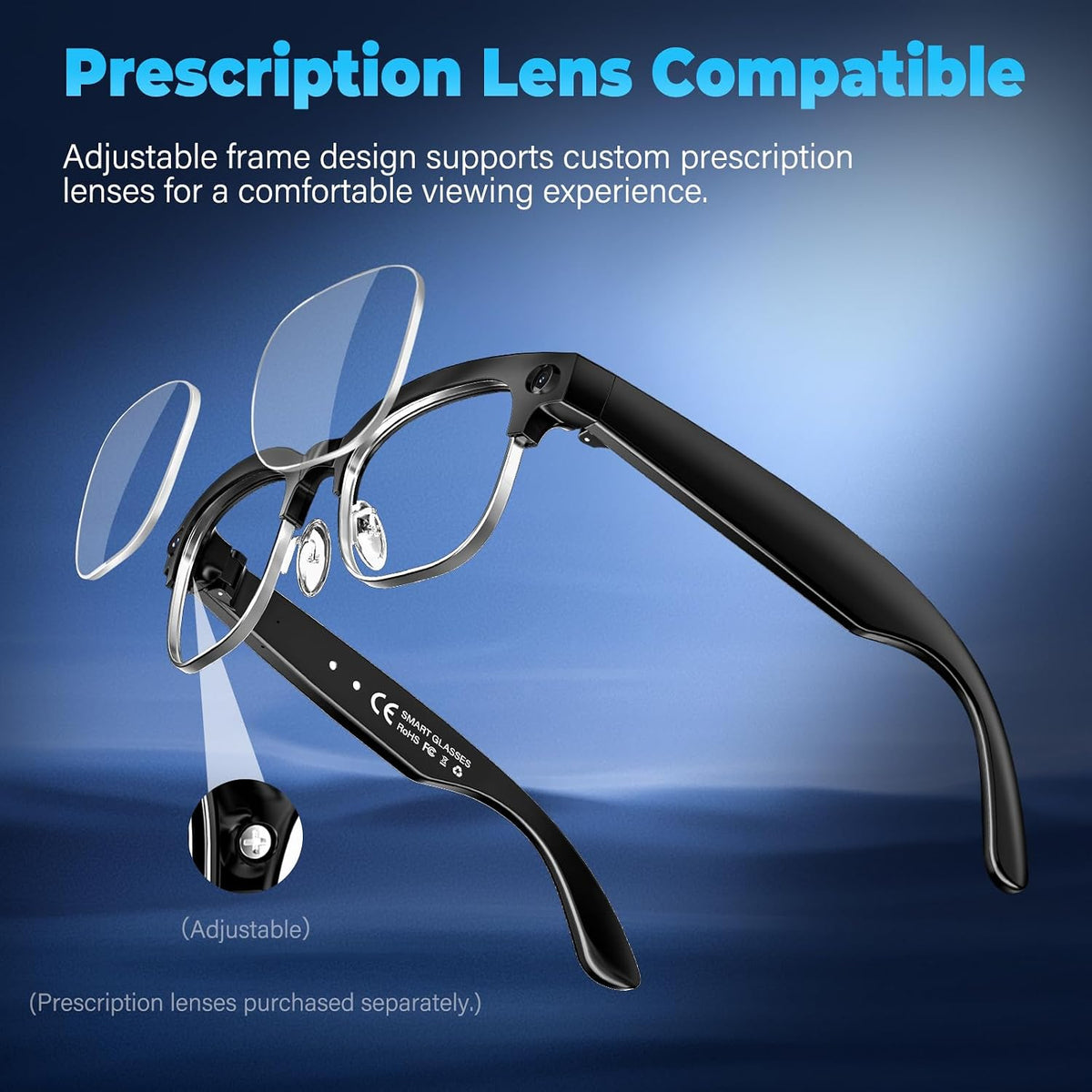 AI Camera Smart Sunglasses encalife