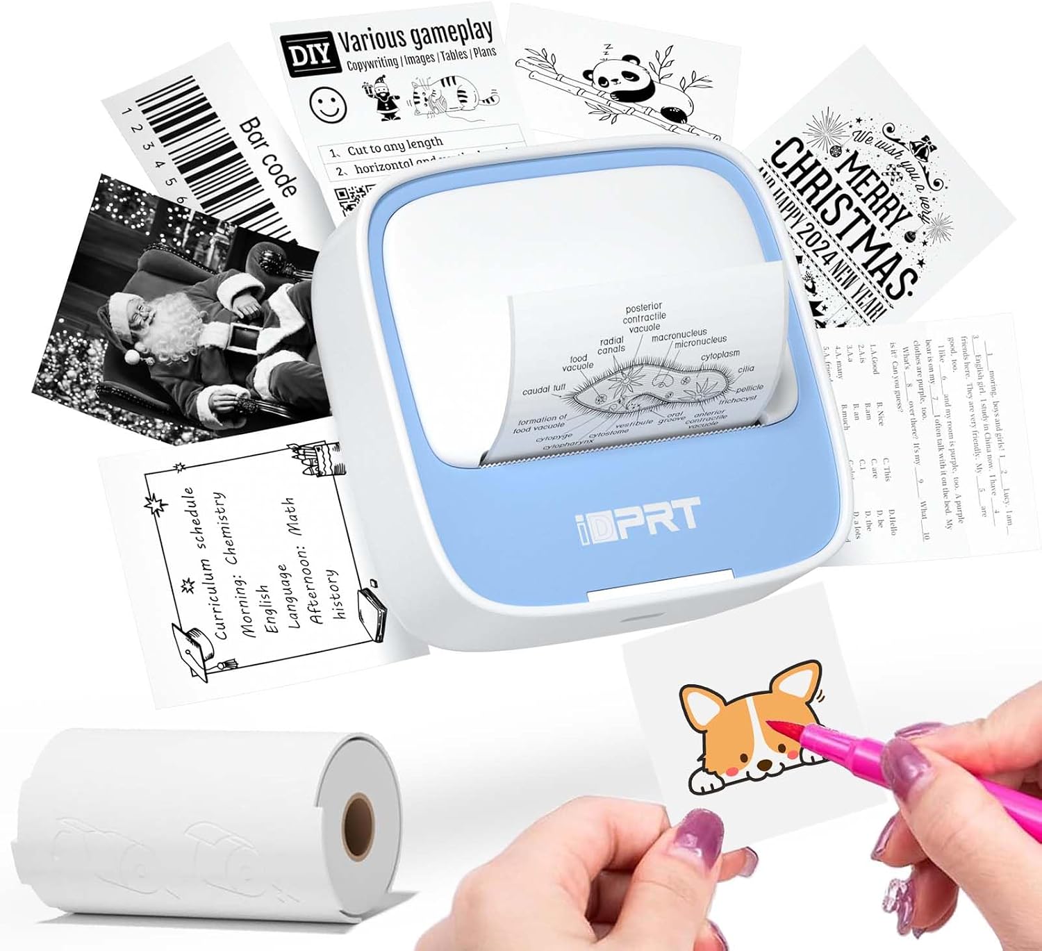 Pocket Bluetooth Sticker Printer for Instant Organization encalife