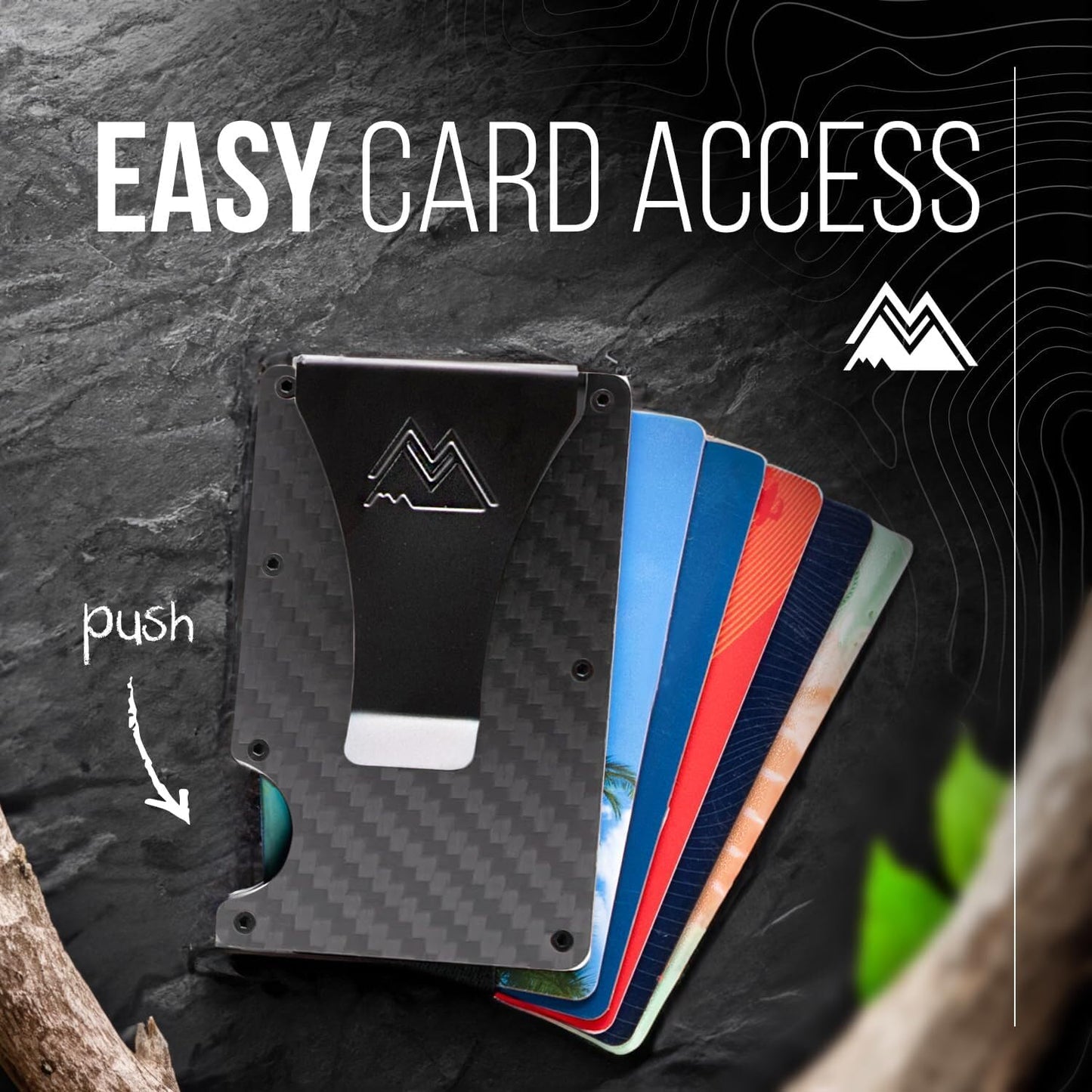Slim Wallets for Men I Mountain Voyage encalife