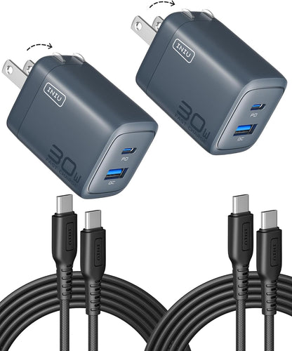 Mini 30W GaN USB-C Fast Charger With Cable encalife