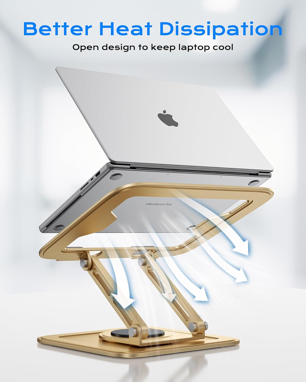 Rotating Laptop Stand For Desk encalife