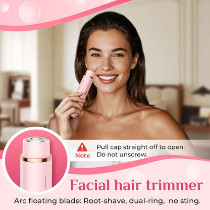 Painless Electric Razor Women Dual Head Trimmer encalife