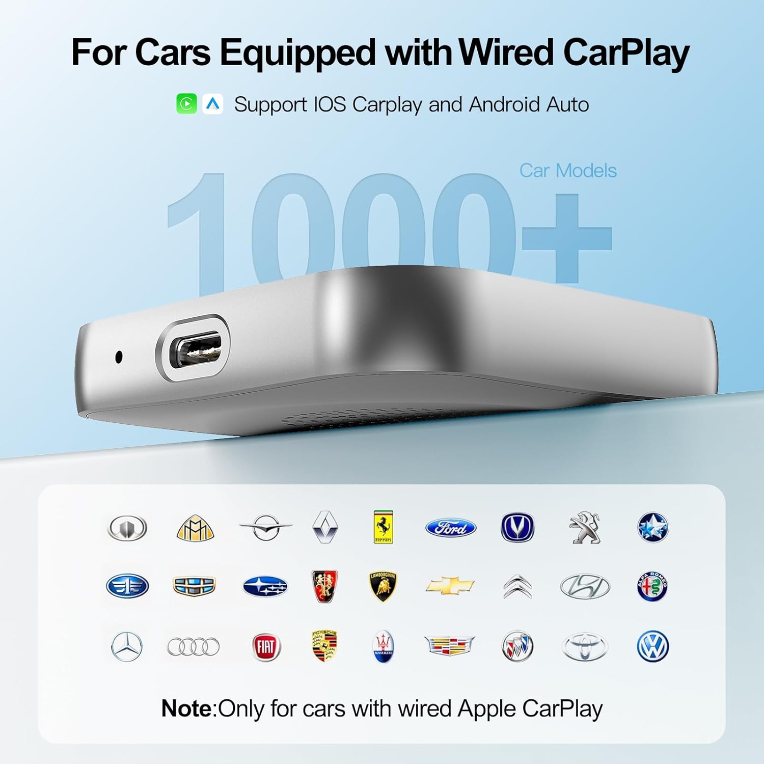 Encalife Wireless CarPlay AI Box Adapter encalife